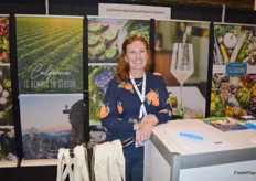 California Agricultural Export Council had Alison Needham on hand to welcome visitors at their booth.